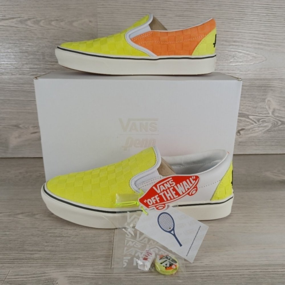 Vans x Penn Tennis Ball ComfyCush Slip On Shoes Women's Sneakers